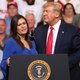 Illustration for article titled Trump Reportedly Suggested Sarah Sanders Fuck Kim Jong-un For Foreign Policy Perks